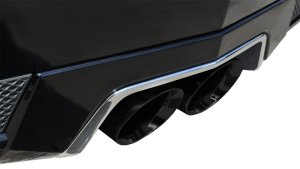 Cadillac CTS Performance Exhaust - Rear - CORSA Performance - Axle-Back Sport - Black - `11-`15